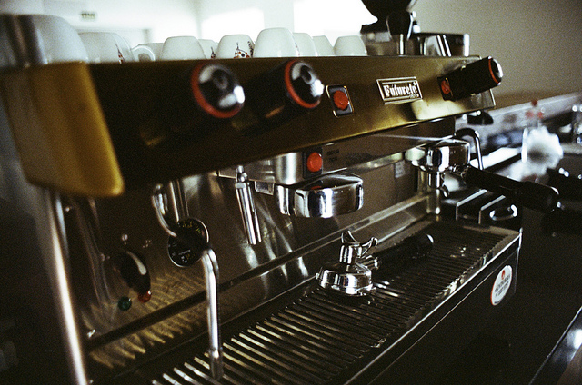 A cafe-grade espresso machine